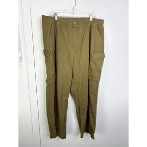 Old Navy Pants Womens XXL Comfort Waistband Cargo Green Utility Gorpcore